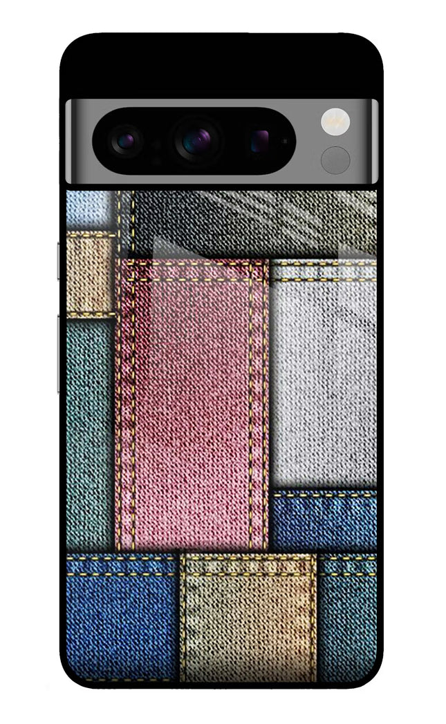 Multicolor Jeans Google Pixel 8 Pro Glass Case