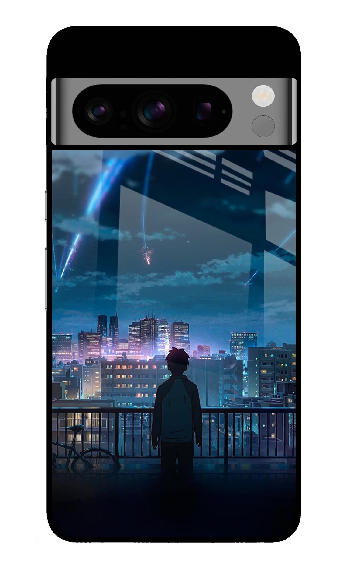 Anime Google Pixel 8 Pro Glass Case Back Cover by Casekaro