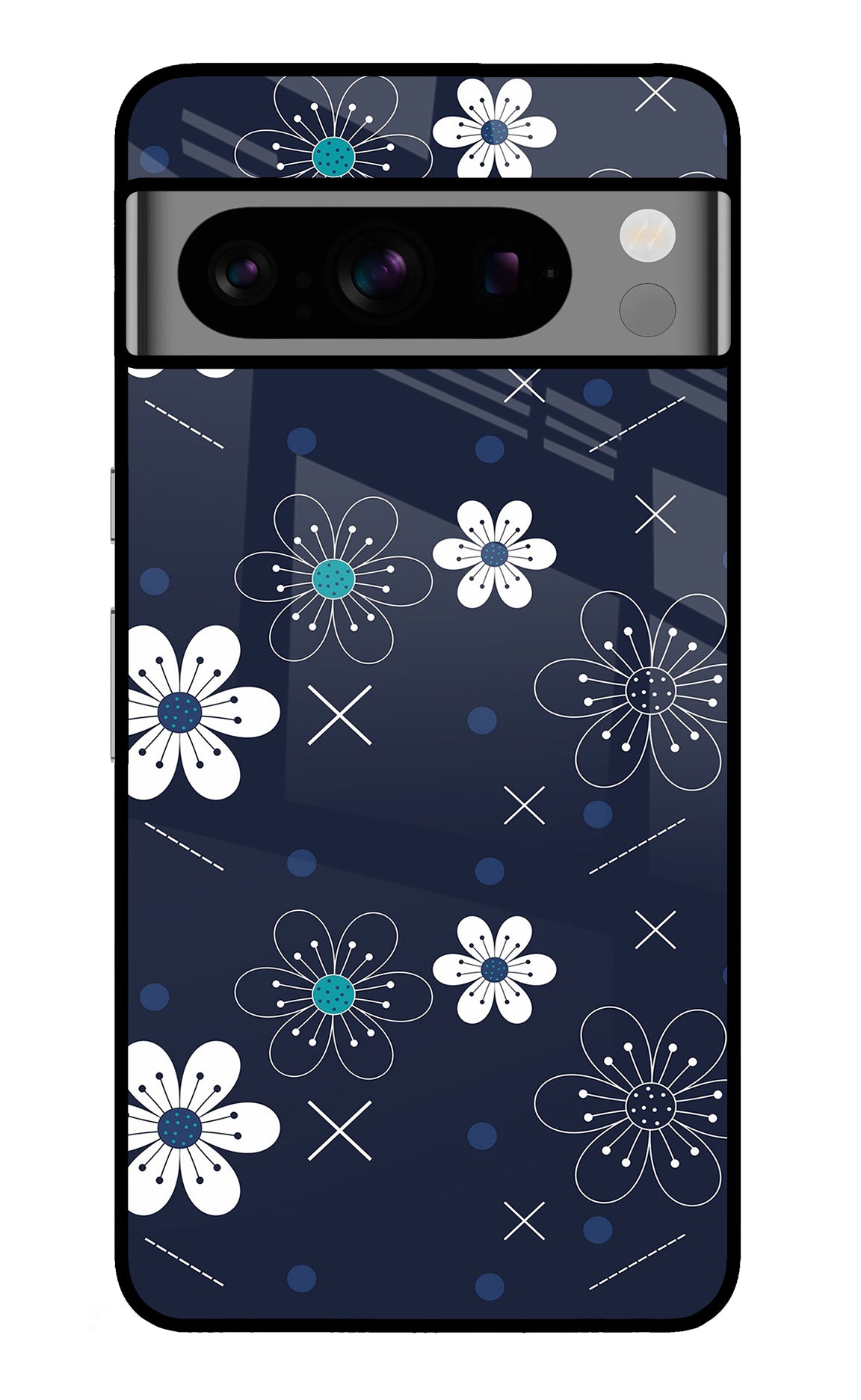 Flowers Google Pixel 8 Pro Glass Case