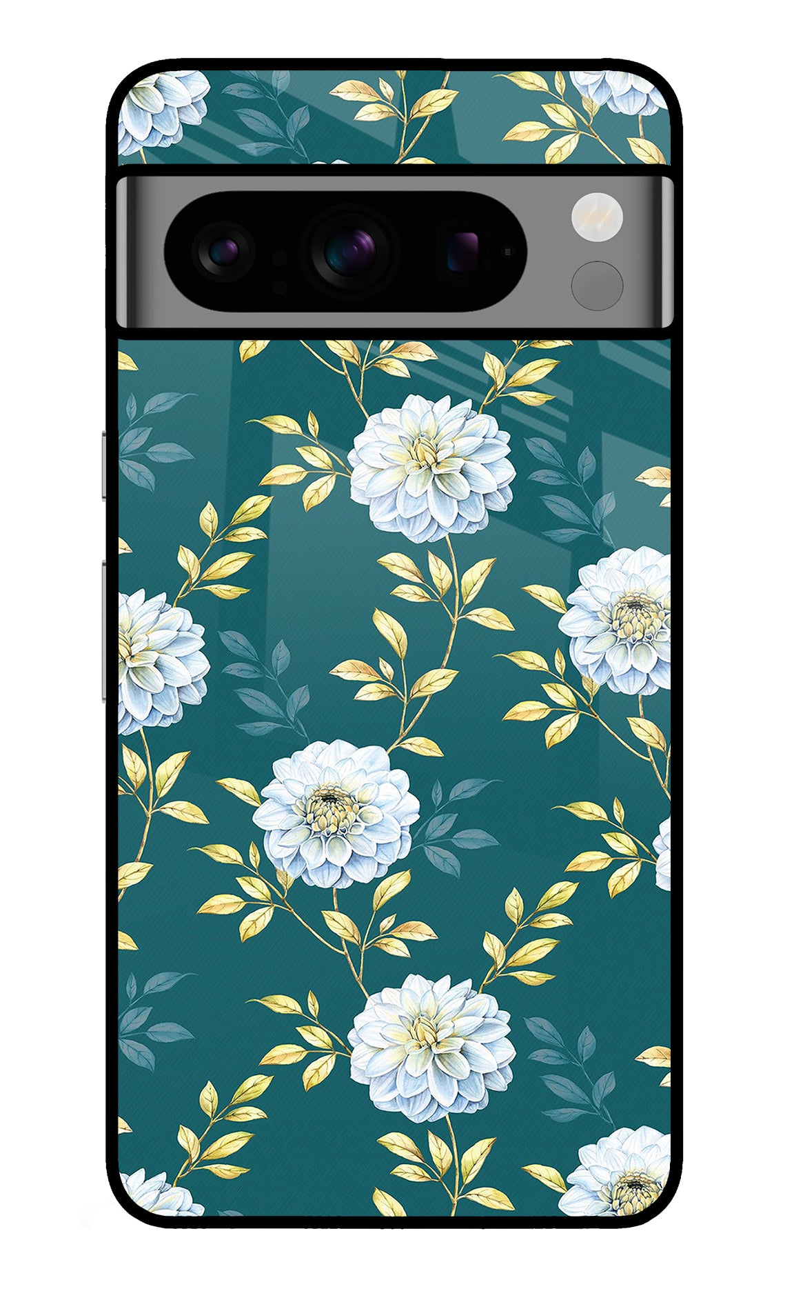 Flowers Google Pixel 8 Pro Glass Case