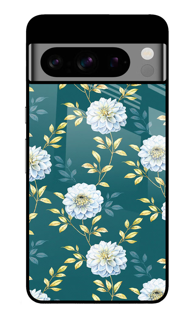 Flowers Google Pixel 8 Pro Glass Case