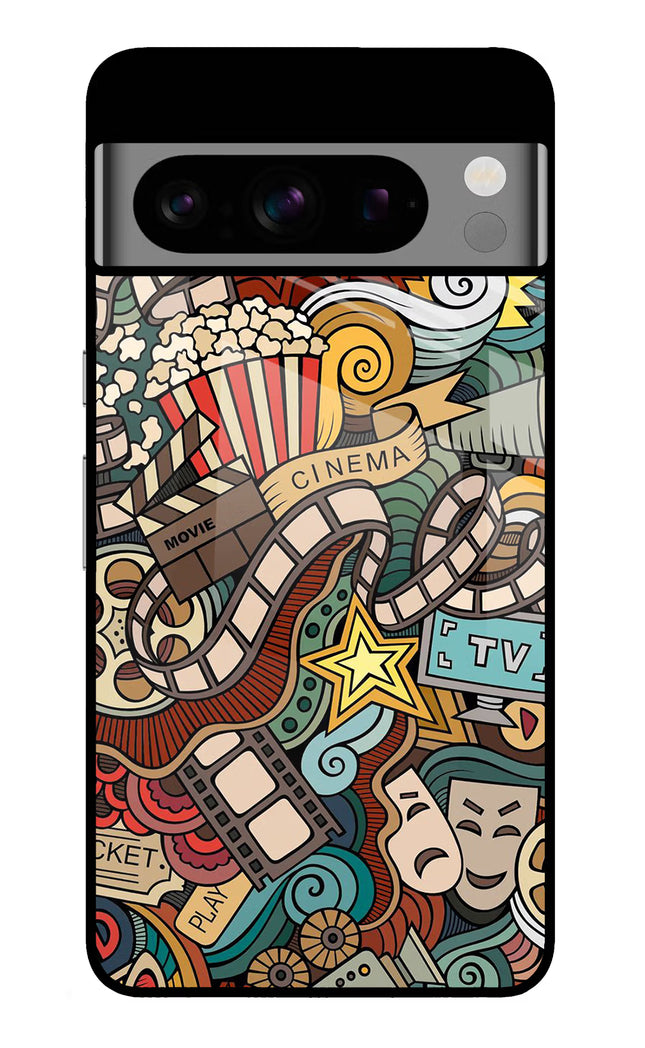 Cinema Abstract Google Pixel 8 Pro Glass Case