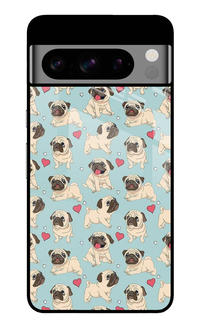 Pug Dog Google Pixel 8 Pro Glass Case