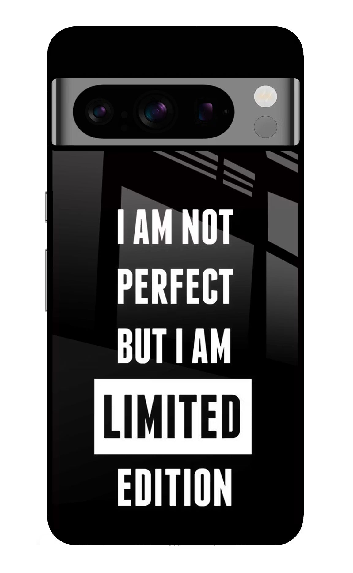 I Am Not Perfect But I Am Limited Edition Google Pixel 8 Pro Glass Case Back Cover by Casekaro