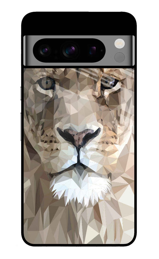 Lion Art Google Pixel 8 Pro Glass Case