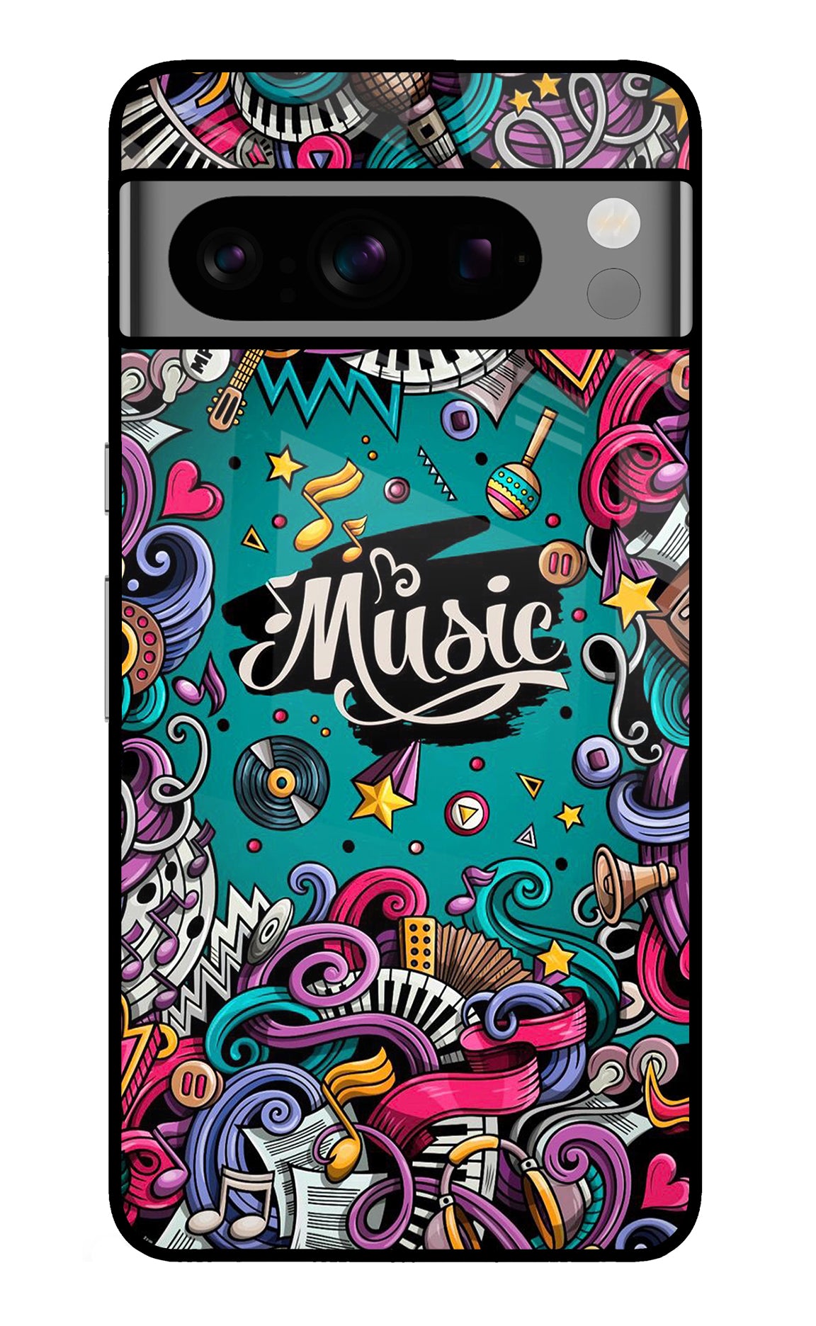 Music Graffiti Google Pixel 8 Pro Back Cover