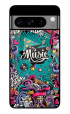 Music Graffiti Google Pixel 8 Pro Glass Case