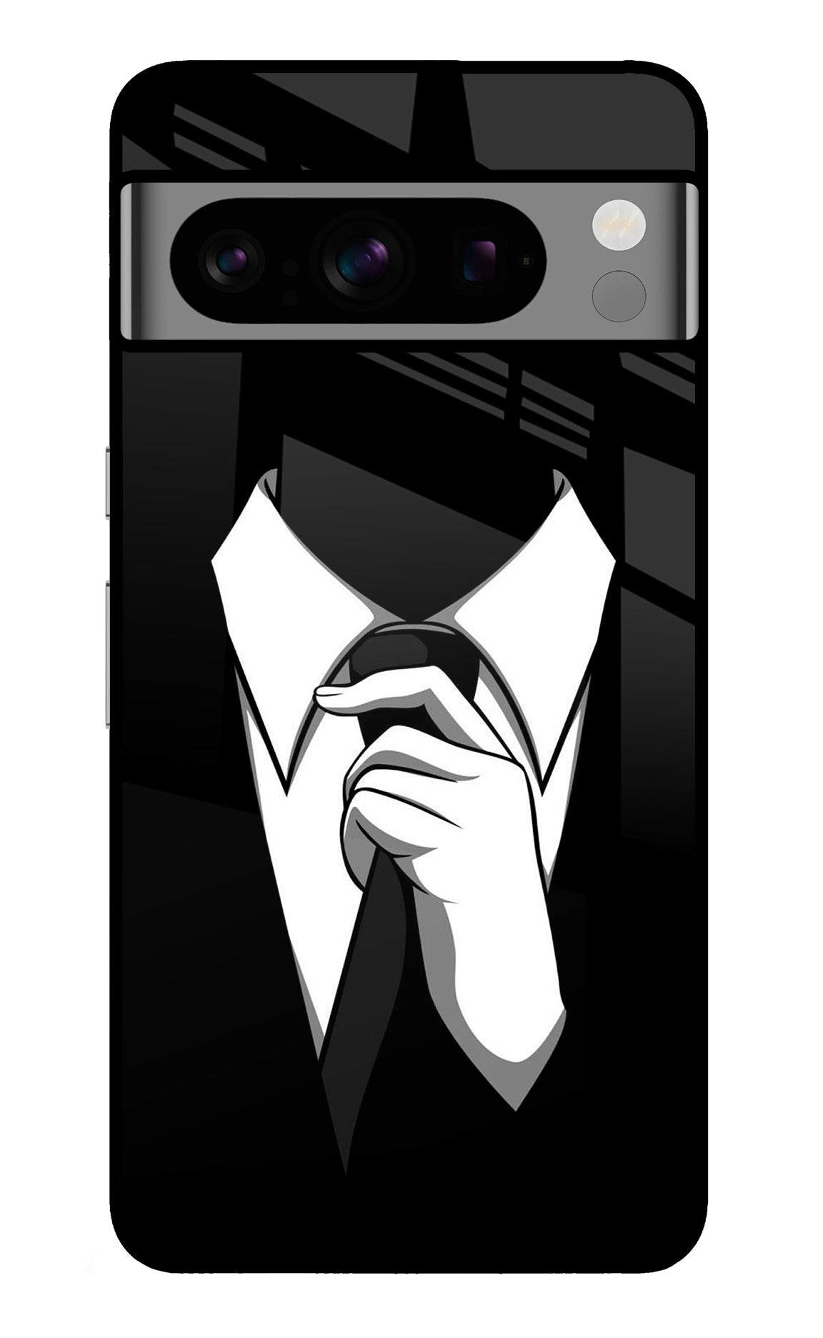 Black Tie Google Pixel 8 Pro Back Cover