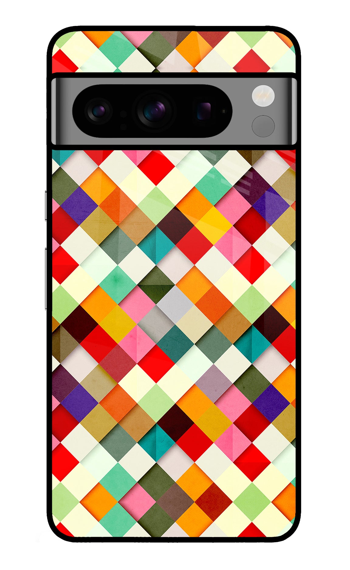 Geometric Abstract Colorful Google Pixel 8 Pro Back Cover