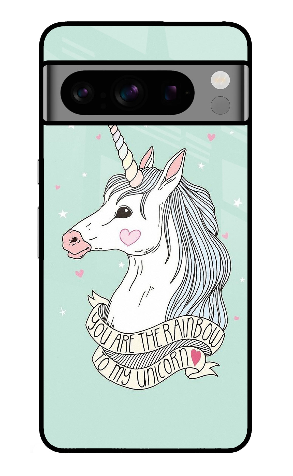 Unicorn Wallpaper Google Pixel 8 Pro Back Cover