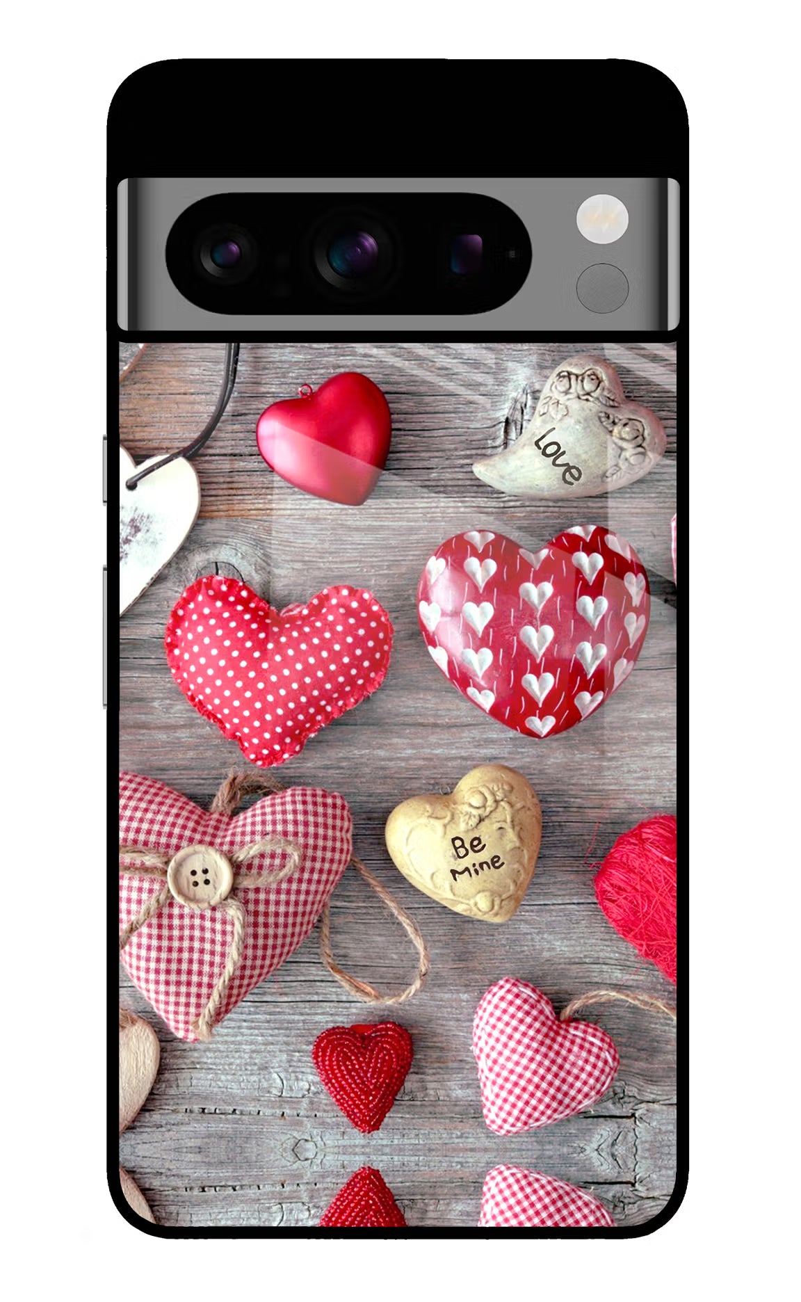 Love Wallpaper Google Pixel 8 Pro Glass Case Back Cover by Casekaro
