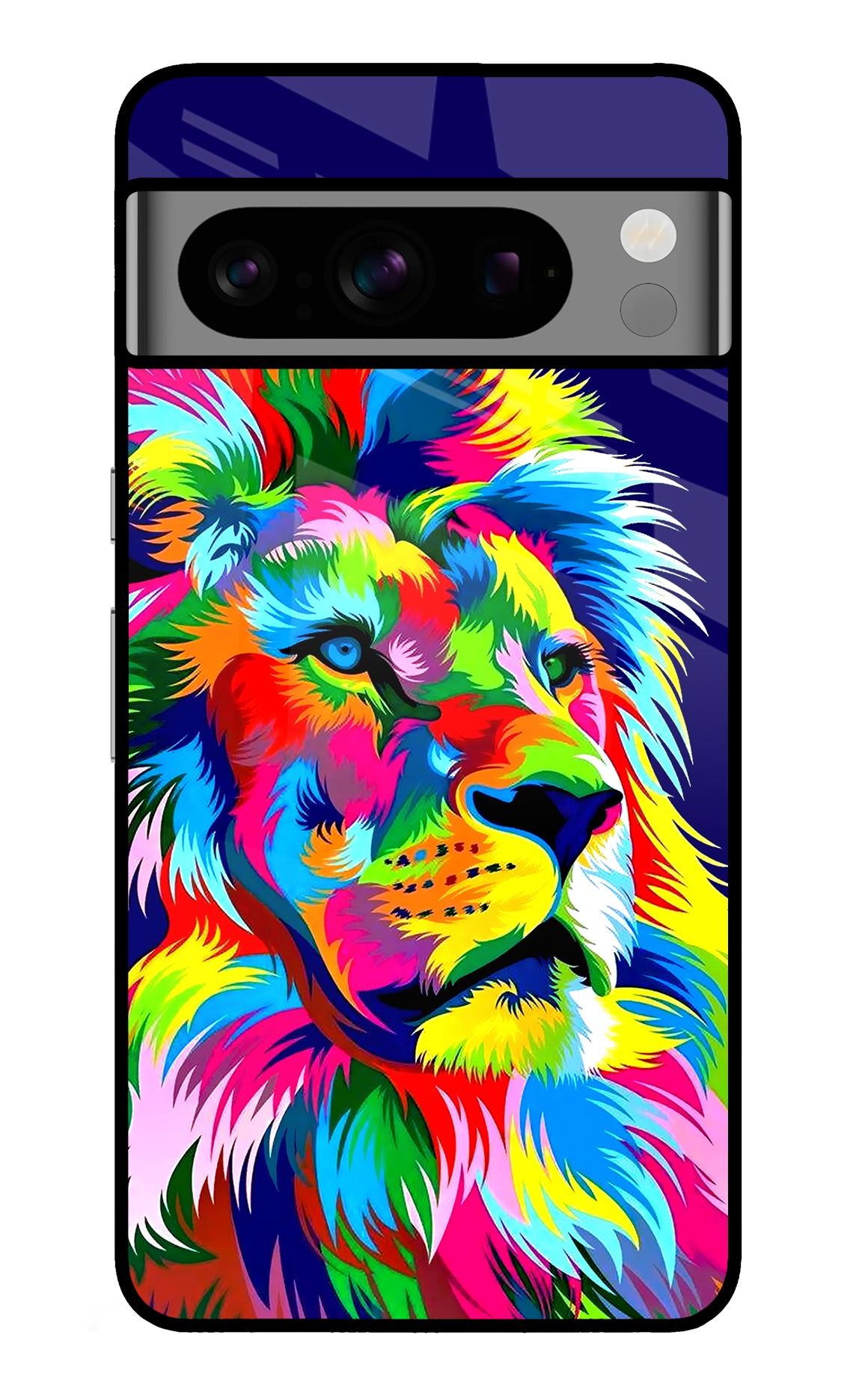 Vector Art Lion Google Pixel 8 Pro Glass Case