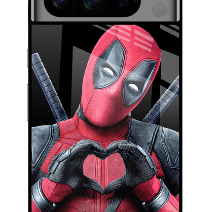 Deadpool Google Pixel 8 Pro Glass Case Back Cover by Casekaro