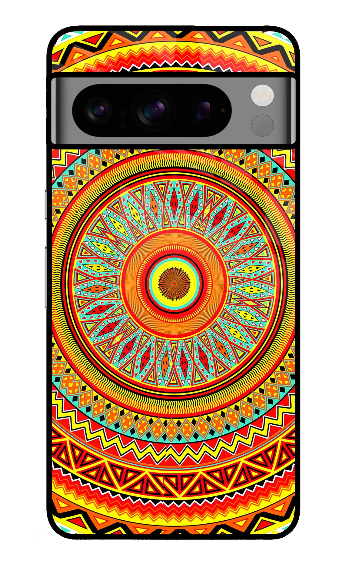 Mandala Pattern Google Pixel 8 Pro Back Cover