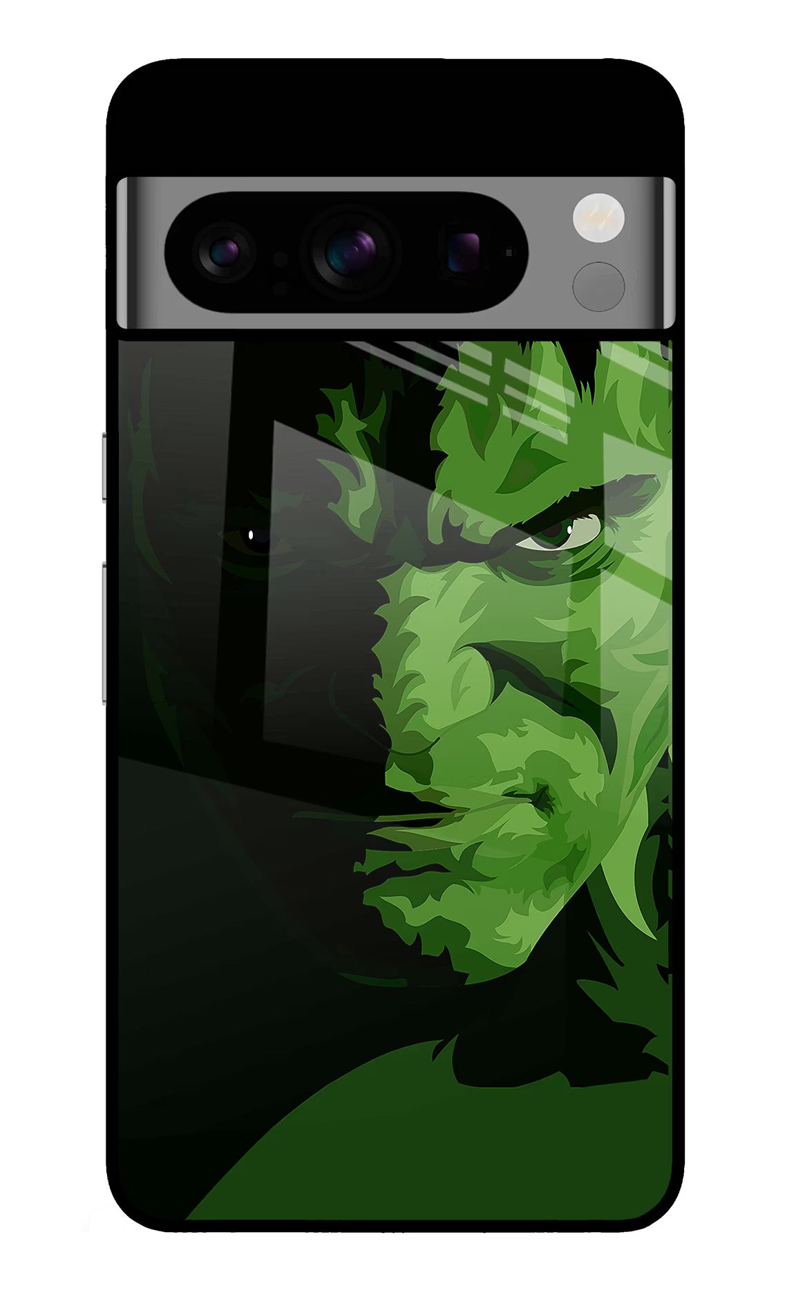 HULK Google Pixel 8 Pro Glass Case Back Cover by Casekaro