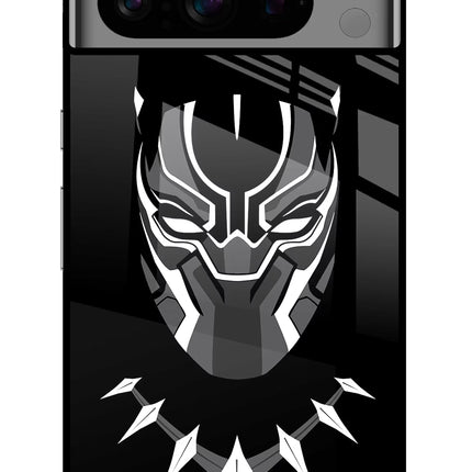 Black Panther Google Pixel 8 Pro Glass Case Back Cover by Casekaro