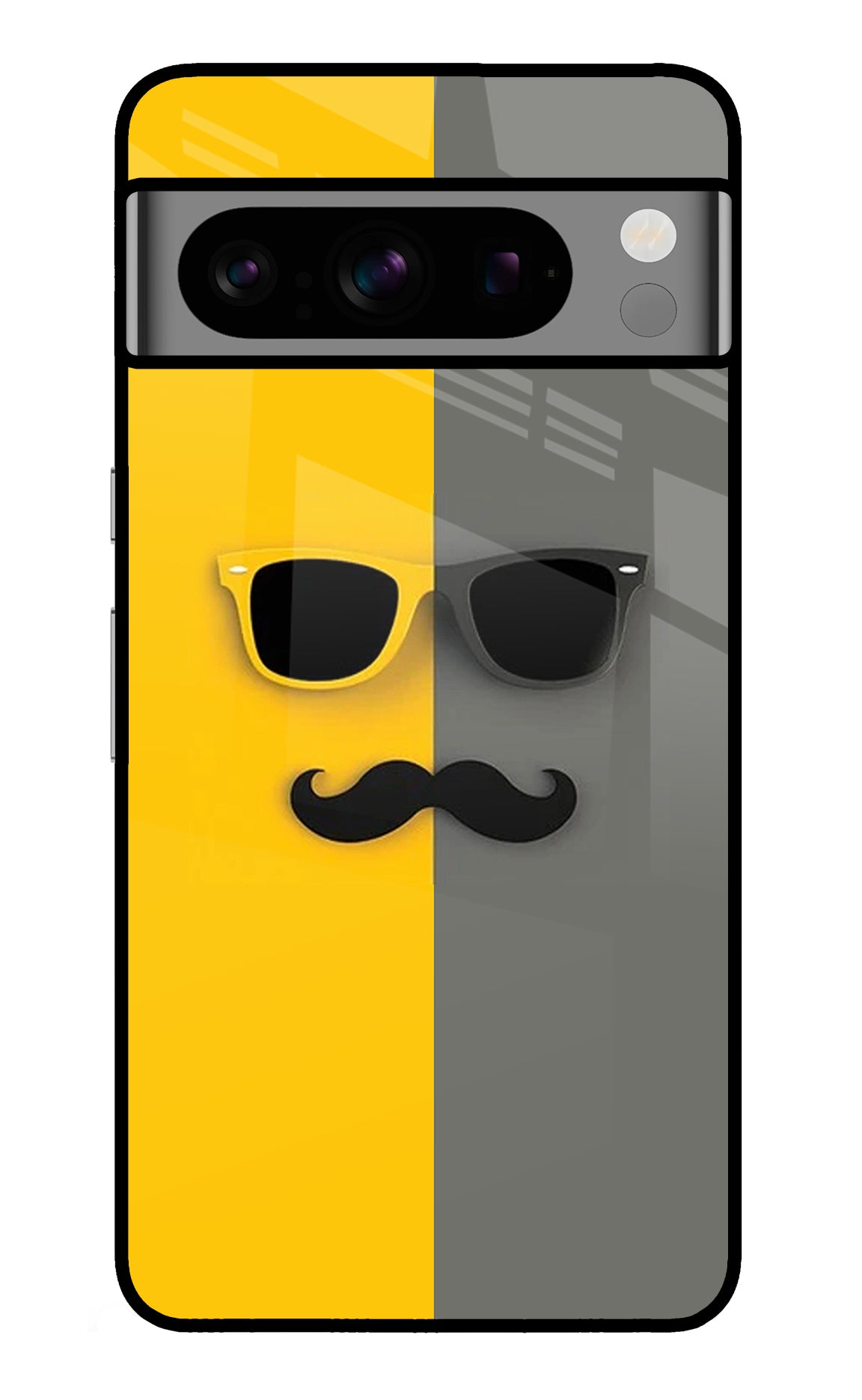 Sunglasses with Mustache Google Pixel 8 Pro Back Cover