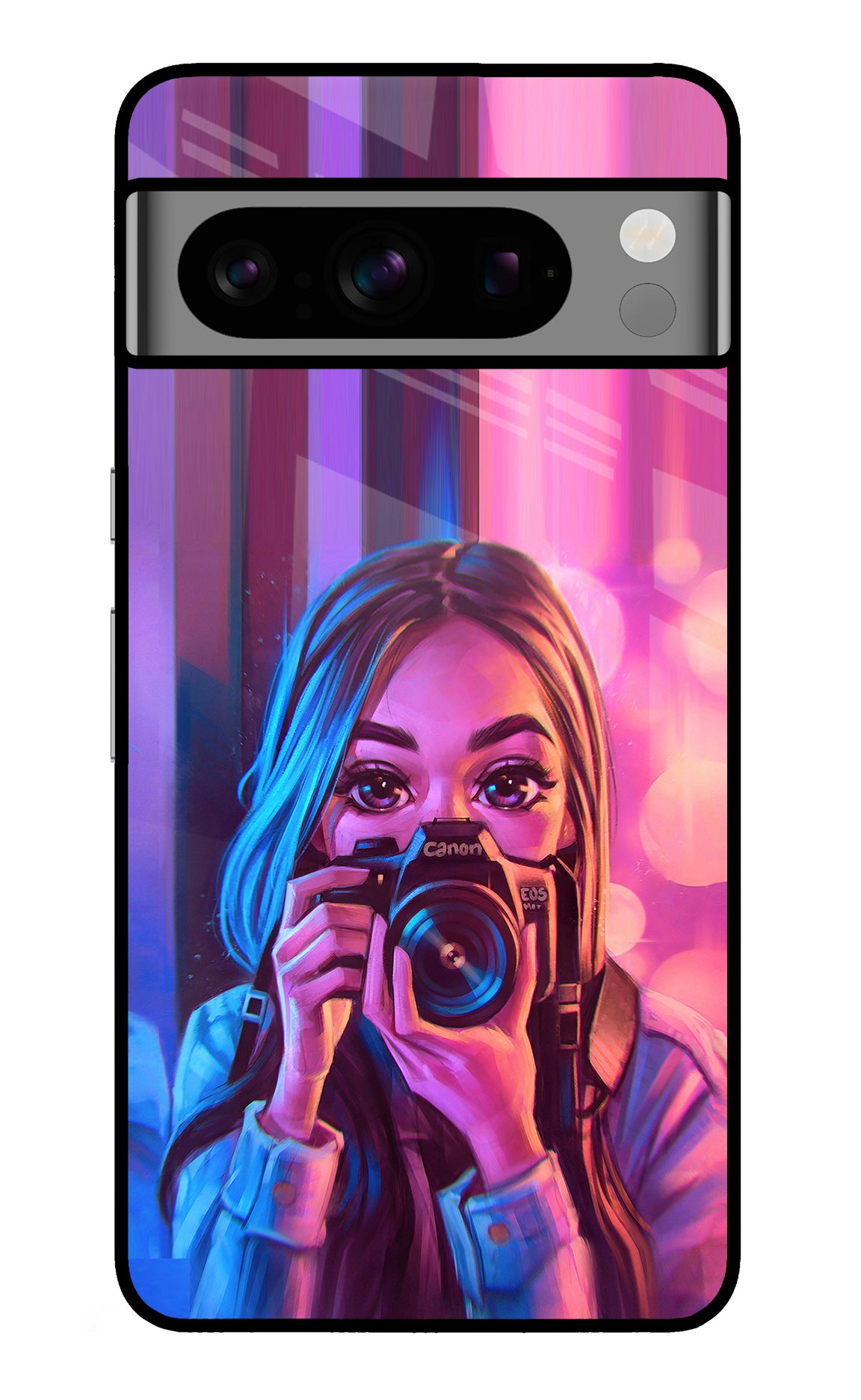 Girl Photographer Google Pixel 8 Pro Back Cover