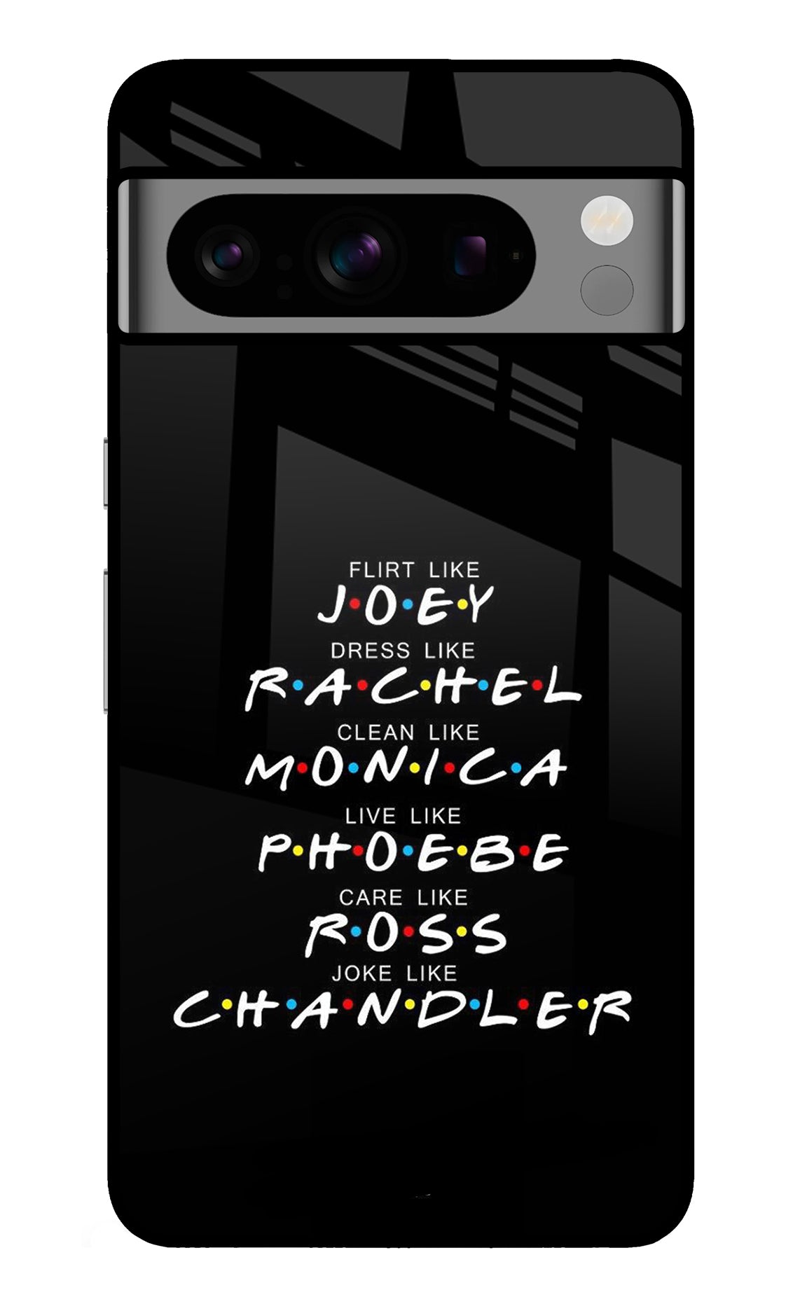 FRIENDS Character Google Pixel 8 Pro Back Cover