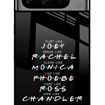 FRIENDS Character Google Pixel 8 Pro Glass Case