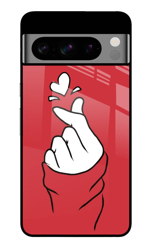 Korean Love Sign Google Pixel 8 Pro Glass Case