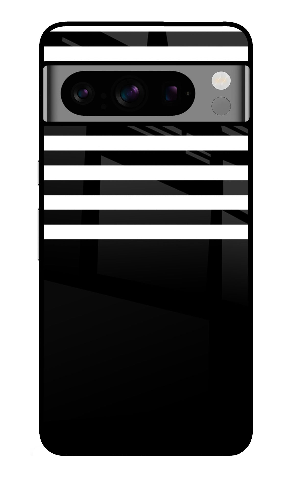 Black and White Print Google Pixel 8 Pro Back Cover