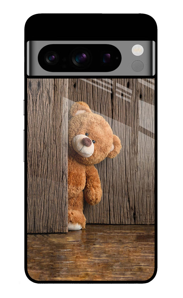 Teddy Wooden Google Pixel 8 Pro Glass Case