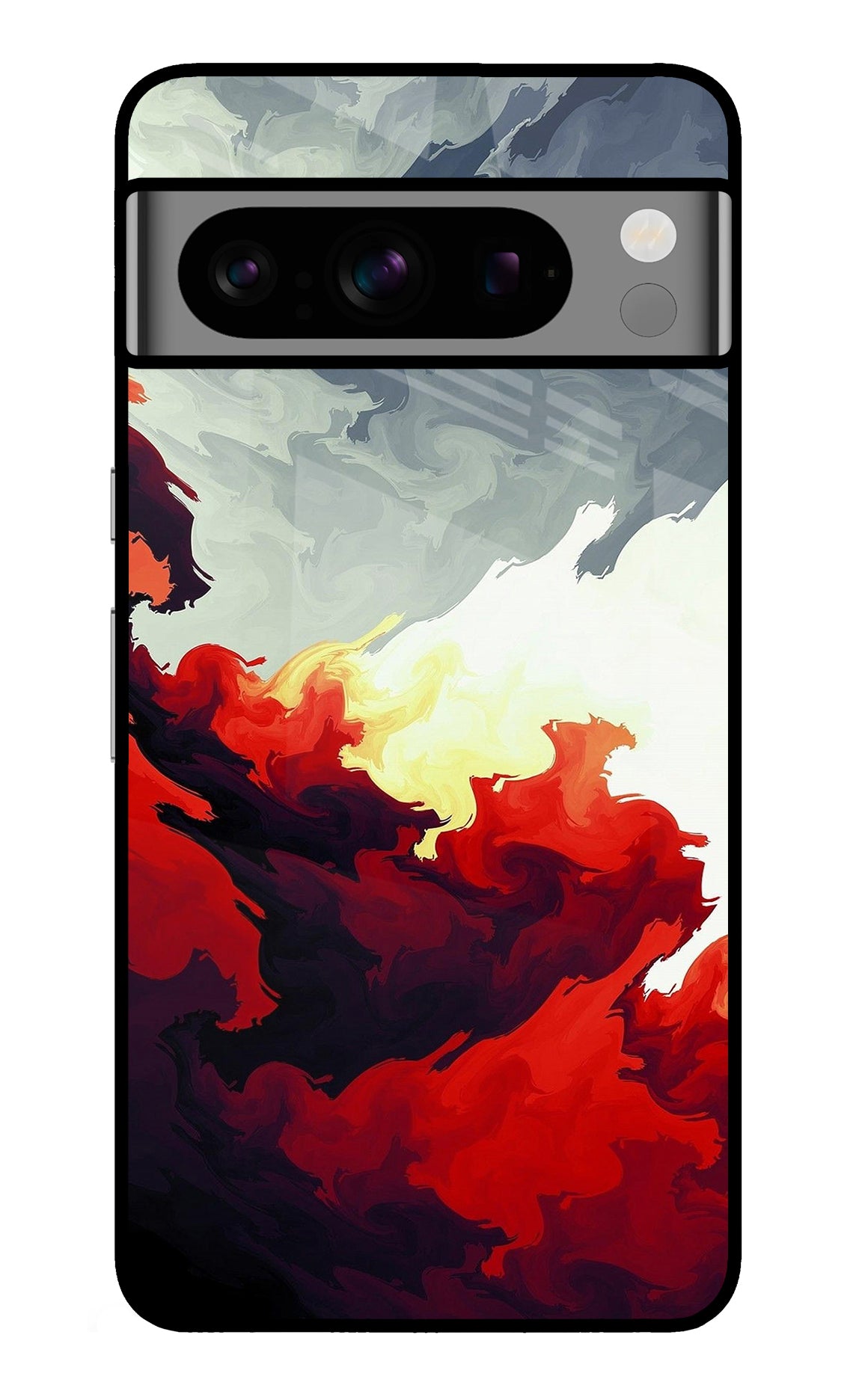 Fire Cloud Google Pixel 8 Pro Back Cover