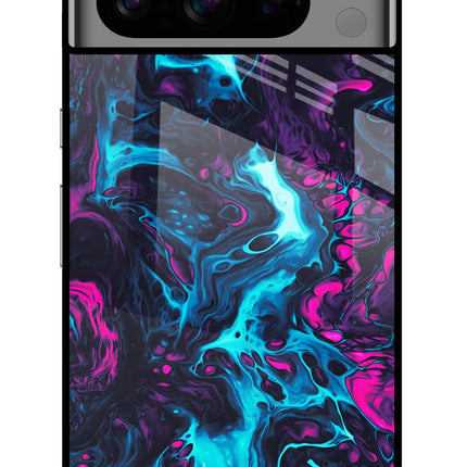 Abstract Google Pixel 8 Pro Glass Case Back Cover by Casekaro