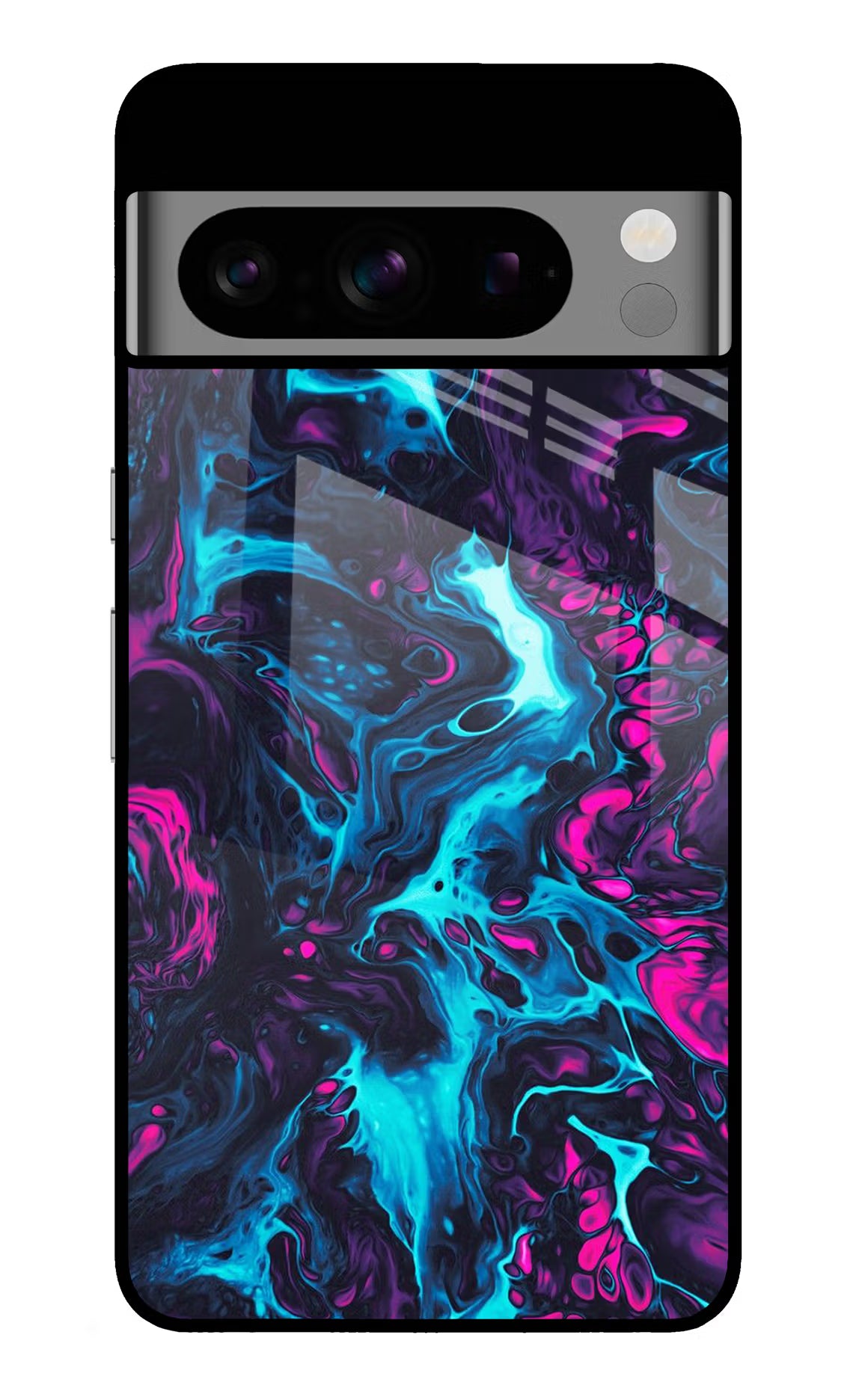 Abstract Google Pixel 8 Pro Glass Case Back Cover by Casekaro