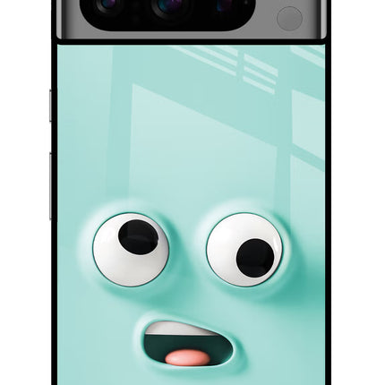 Funny Cartoon Google Pixel 8 Pro Glass Case Back Cover by Casekaro