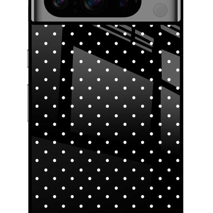 White Dots Google Pixel 8 Pro Glass Case