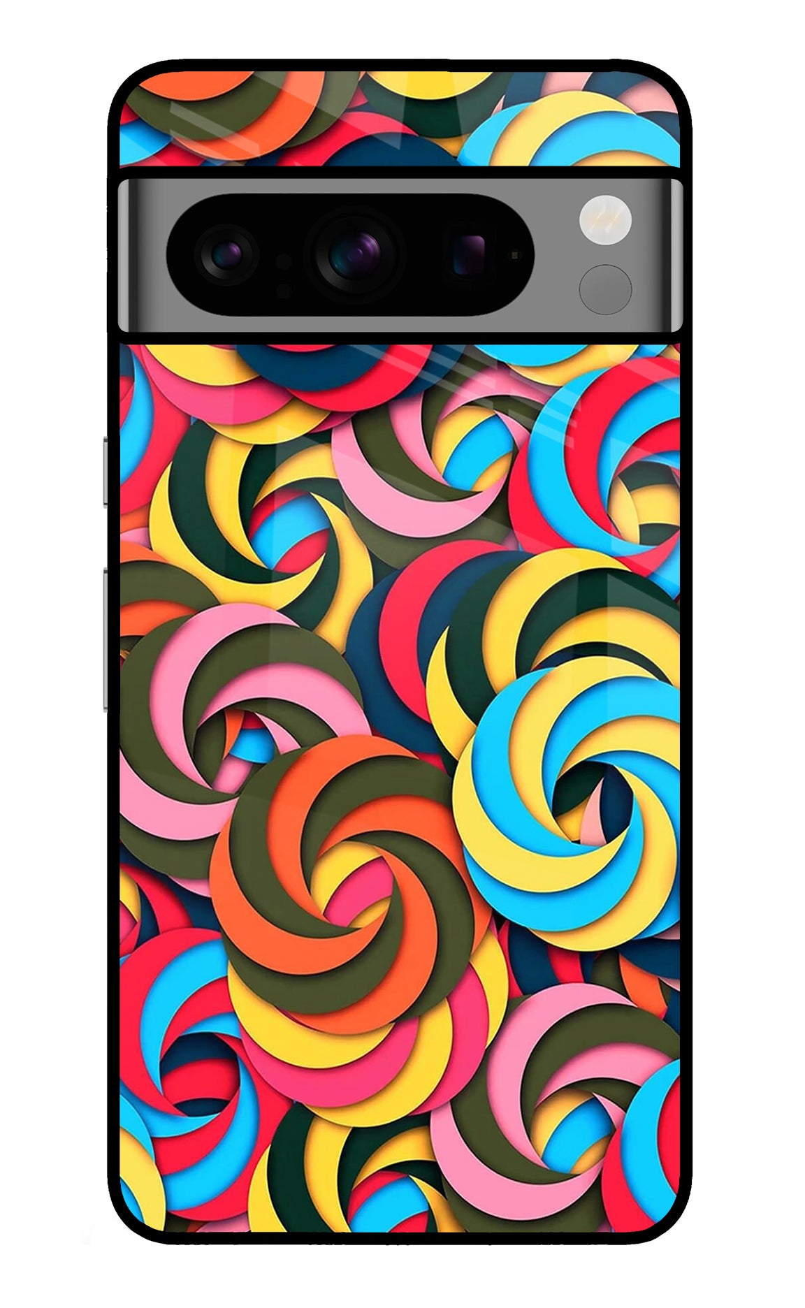 Spiral Pattern Google Pixel 8 Pro Back Cover