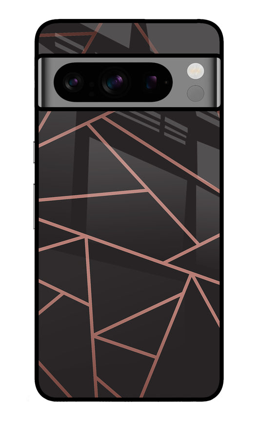 Geometric Pattern Google Pixel 8 Pro Glass Case