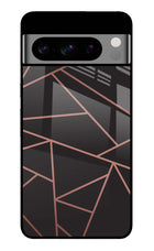 Geometric Pattern Google Pixel 8 Pro Glass Case Back Cover by Casekaro