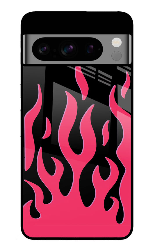 Fire Flames Google Pixel 8 Pro Glass Case