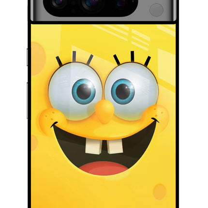 Sponge 1 Google Pixel 8 Pro Glass Case Back Cover by Casekaro