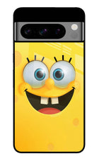 Sponge 1 Google Pixel 8 Pro Glass Case Back Cover by Casekaro