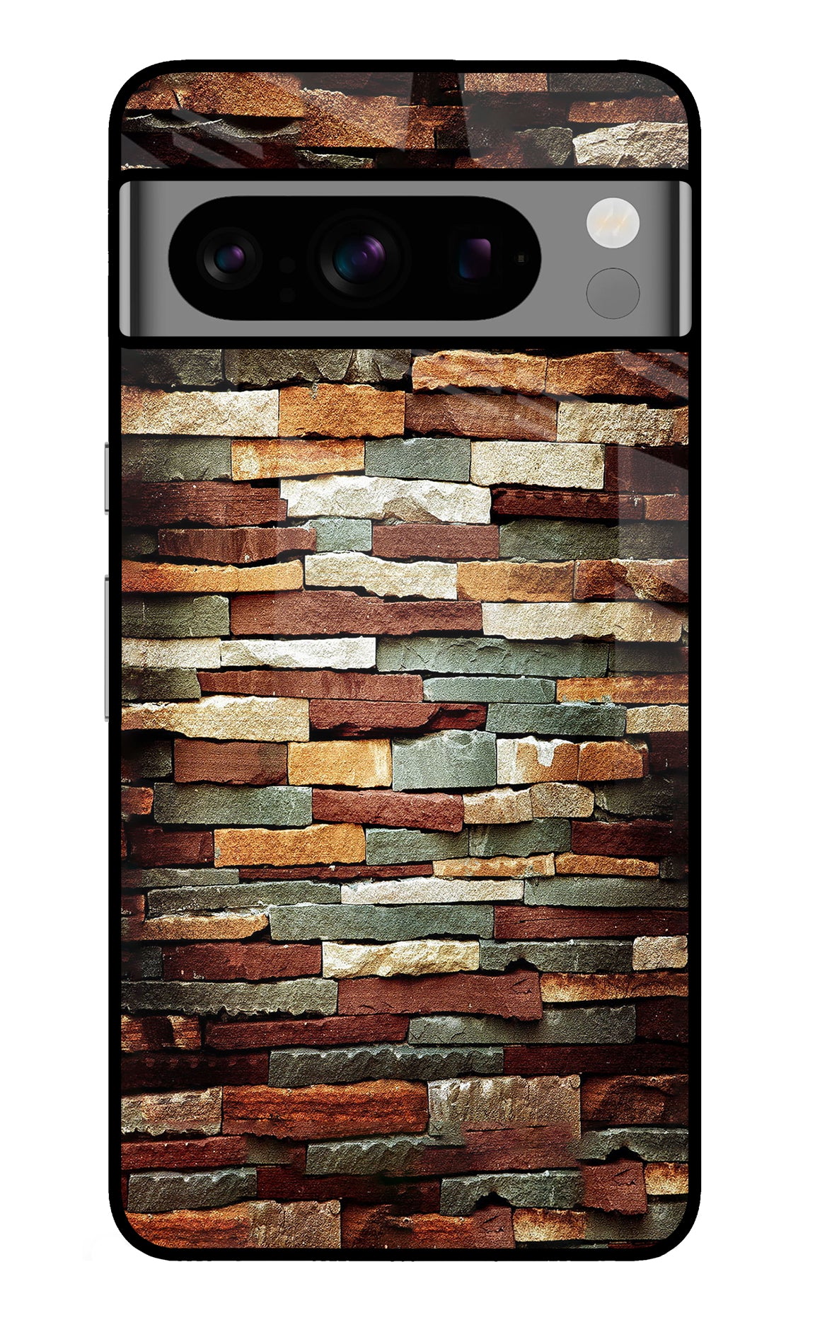 Bricks Pattern Google Pixel 8 Pro Glass Case