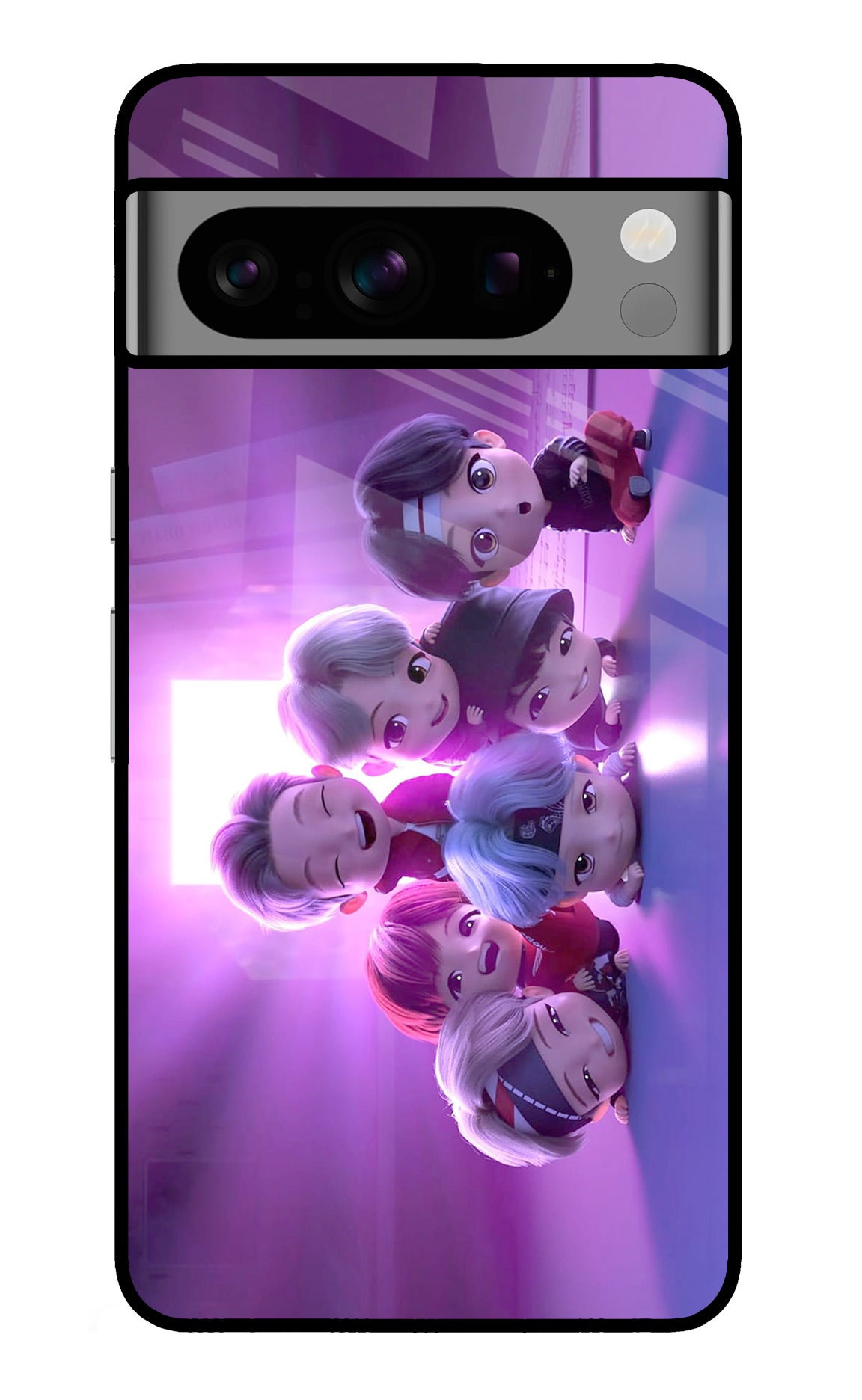 BTS Chibi Google Pixel 8 Pro Back Cover