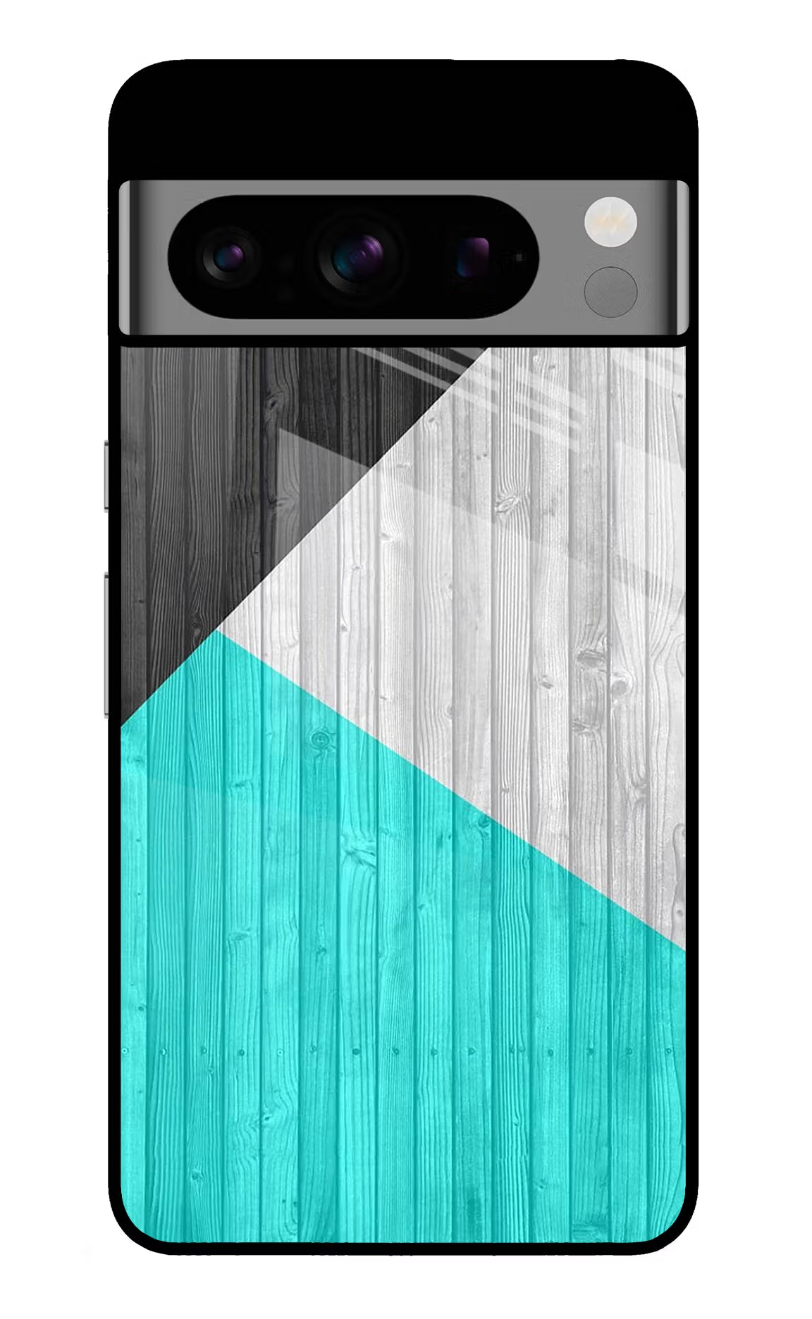 Wooden Abstract Google Pixel 8 Pro Glass Case Back Cover by Casekaro