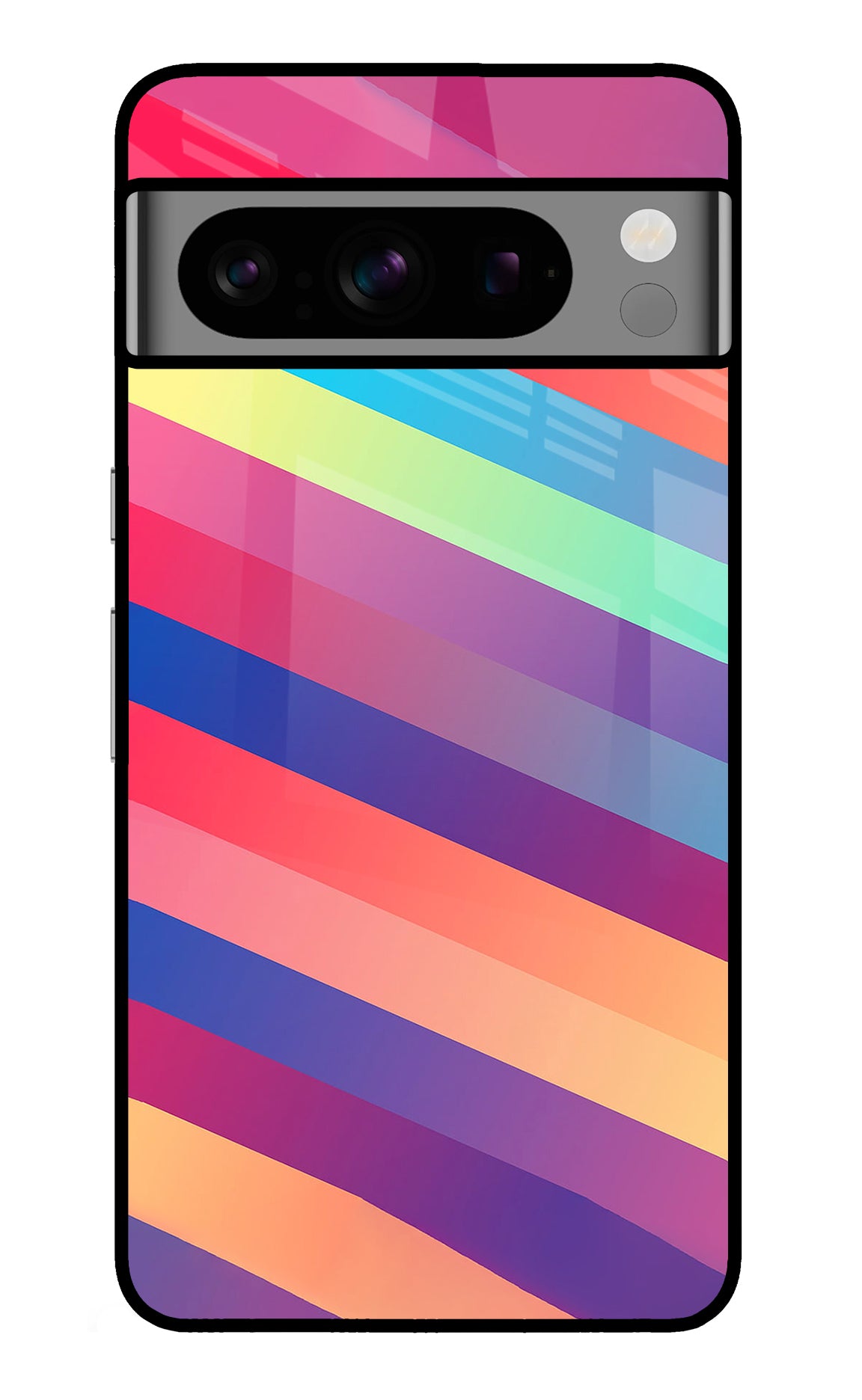 Stripes color Google Pixel 8 Pro Back Cover