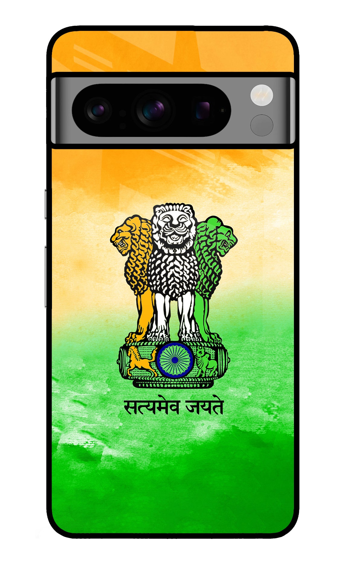 Satyamev Jayate Flag Google Pixel 8 Pro Back Cover