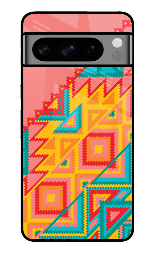 Aztec Tribal Google Pixel 8 Pro Glass Case