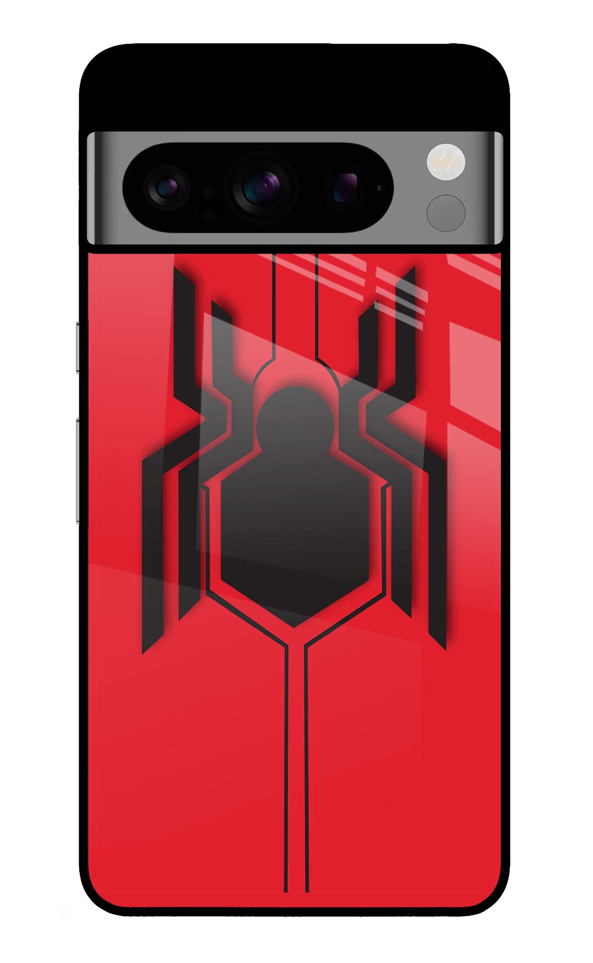 Spider Google Pixel 8 Pro Glass Case Back Cover by Casekaro