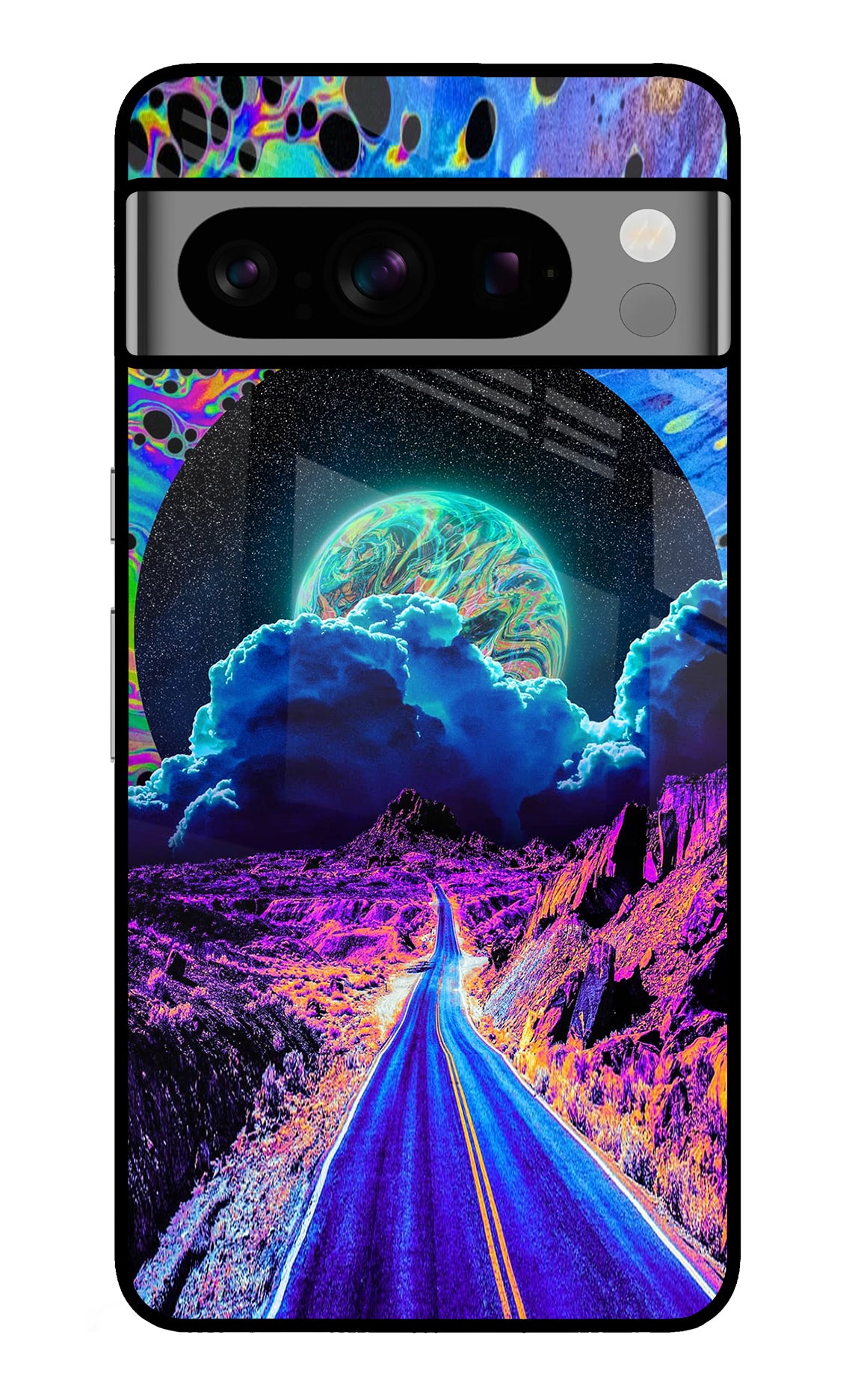 Psychedelic Painting Google Pixel 8 Pro Back Cover