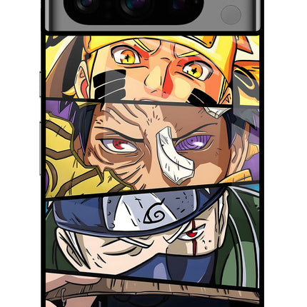 Naruto Character Google Pixel 8 Pro Glass Case Back Cover by Casekaro
