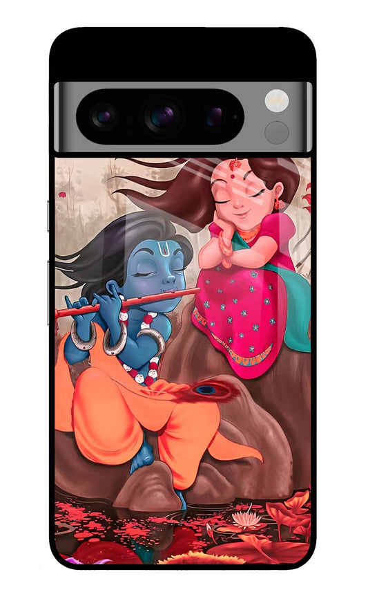 Radhe Krishna Google Pixel 8 Pro Glass Case