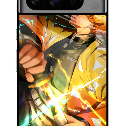 Demon Slayer Google Pixel 8 Pro Glass Case