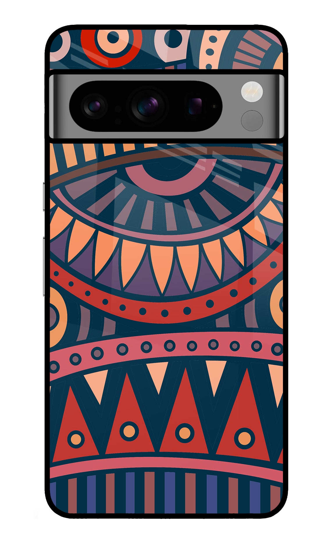 African Culture Design Google Pixel 8 Pro Glass Case